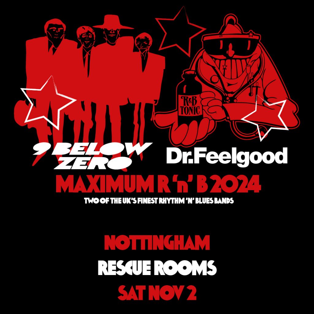 NINE BELOW ZERO + DR FEELGOOD POSTER