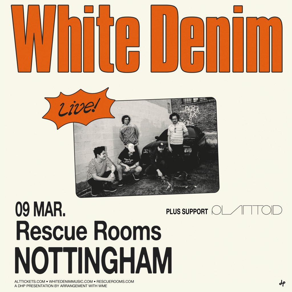 WHITE DENIM POSTER